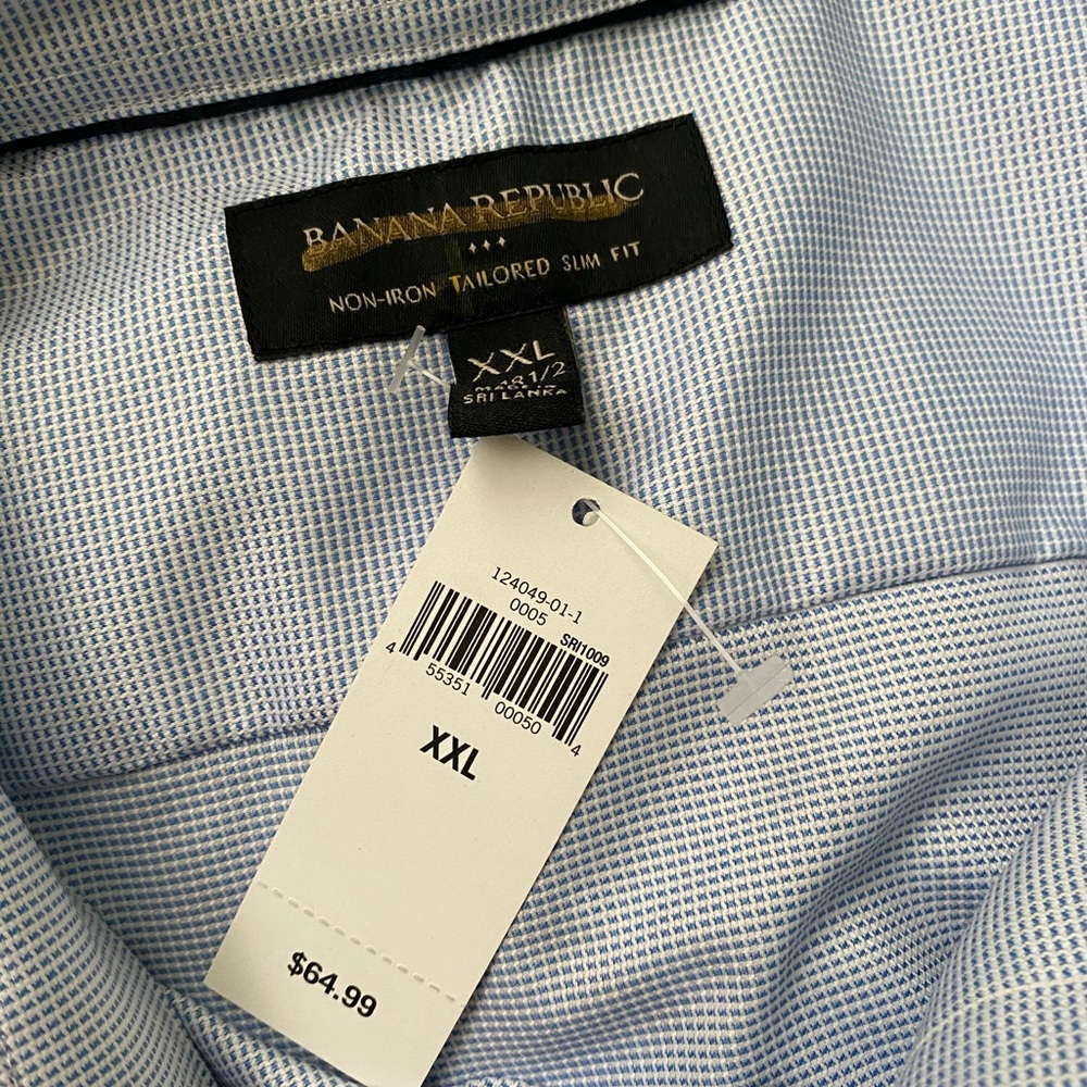 NWT Banana Republic Plus Size XXL shirt - Picture 5 of 7